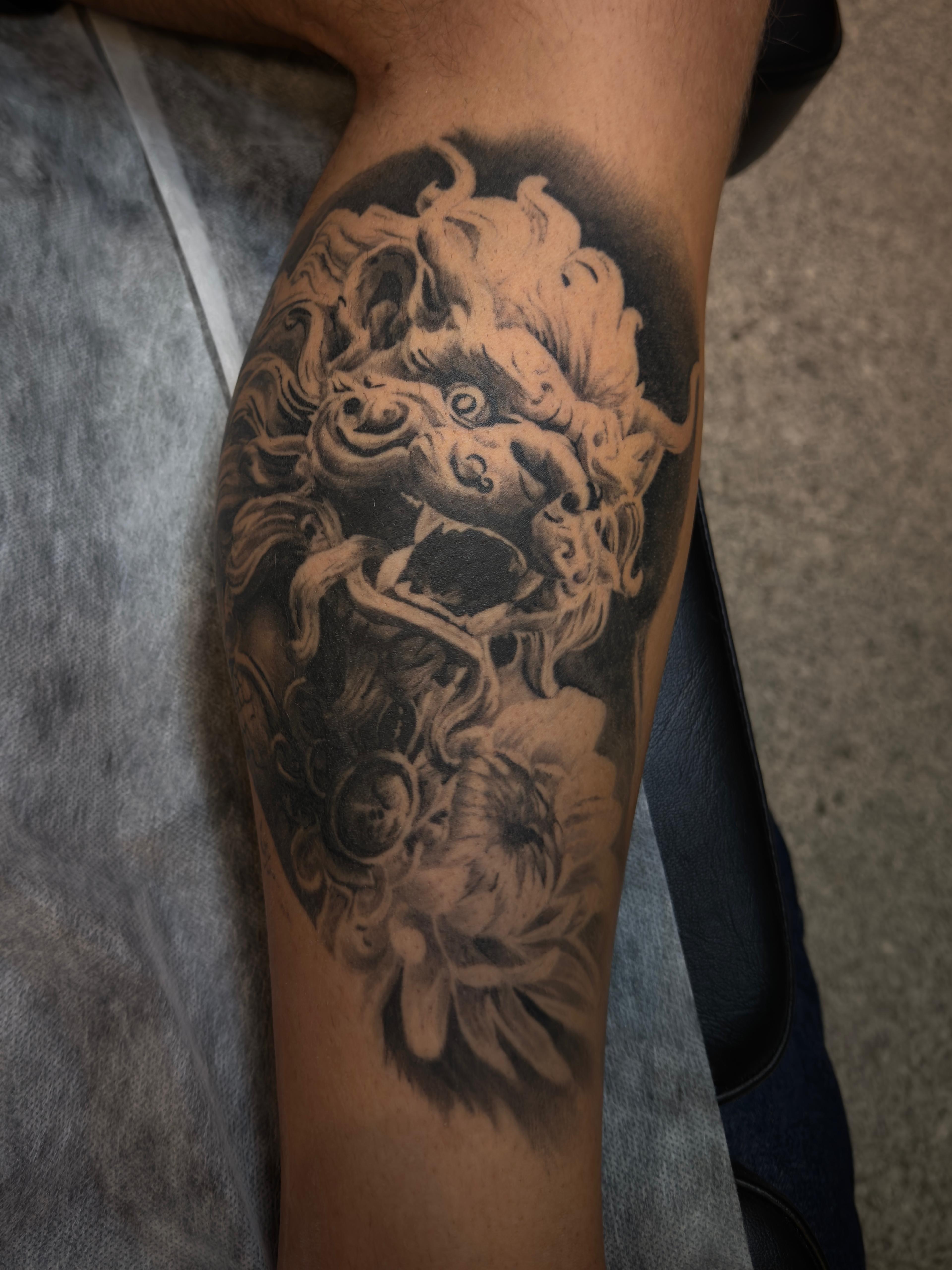Tatuagem cicatrizada na pele